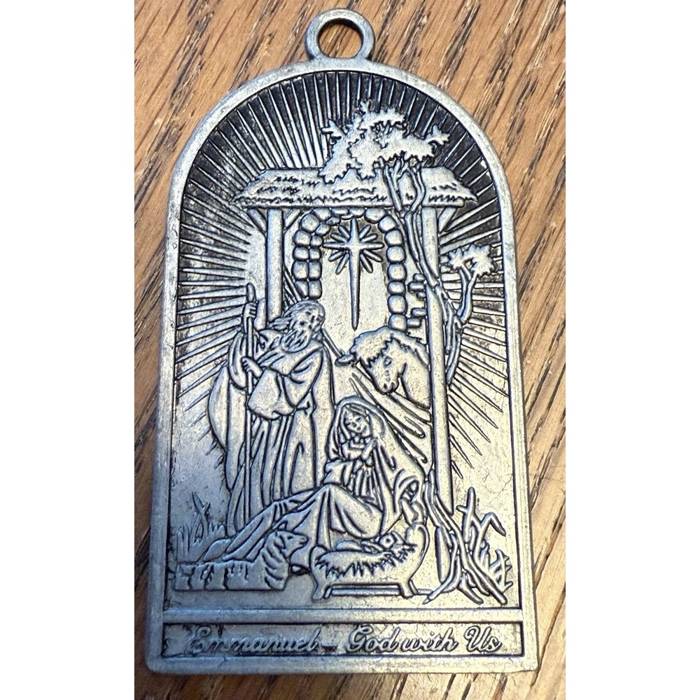 Religious Luke 2:11-12 Bible Verse Christmas Baby Key Chain Charm